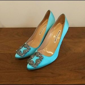 💕SOLD💕Manolo Blahnik Hangisi size 37.5